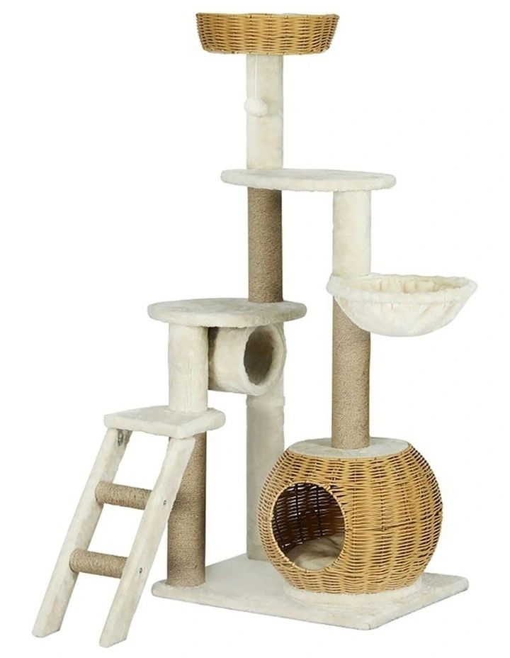 Scratching Post Pet Tree 138cm in Beige
