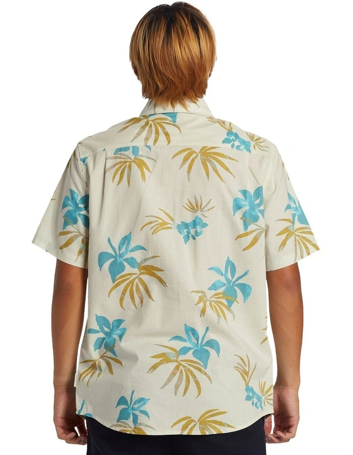 Apero Classic Short Sleeve Shirt in Snow White