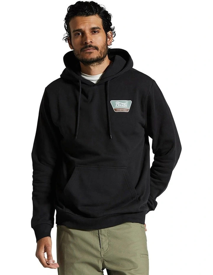 Brixton Linwood Hoodies in Black