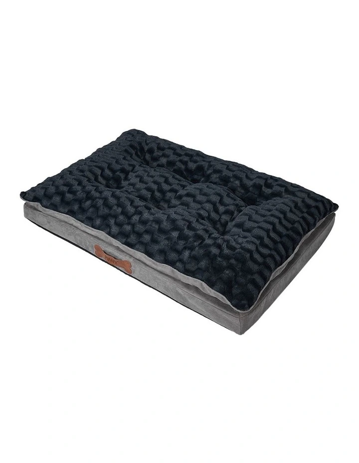 XL Memory Foam Calming Bed in Dark Grey