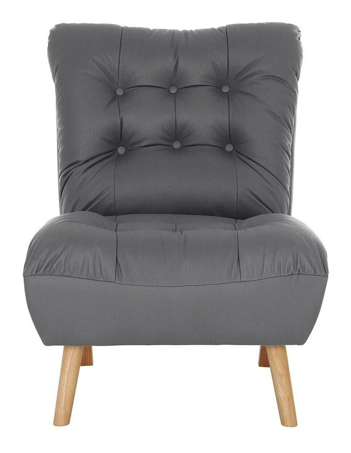 Accent Recliner Convertible Lazy Gaming Lounge Chair Sofa in Grey