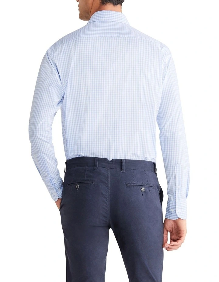 Oxford Casual Check Shirt in Sky