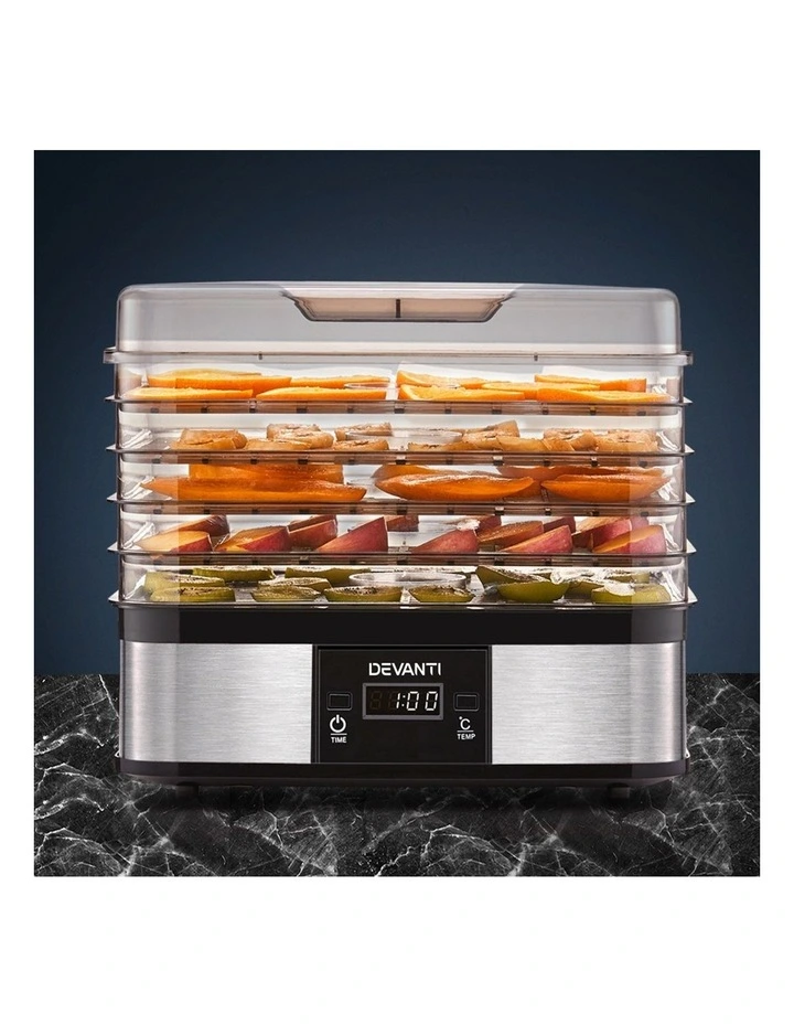 Food Dehydrator With 5 Trays