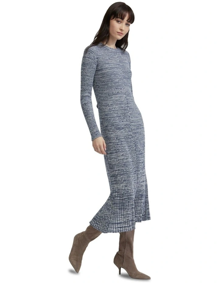 Dede Knitted Dress in Navy