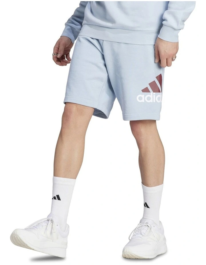 Essentials Big Logo French Terry Shorts in Wonder Blue