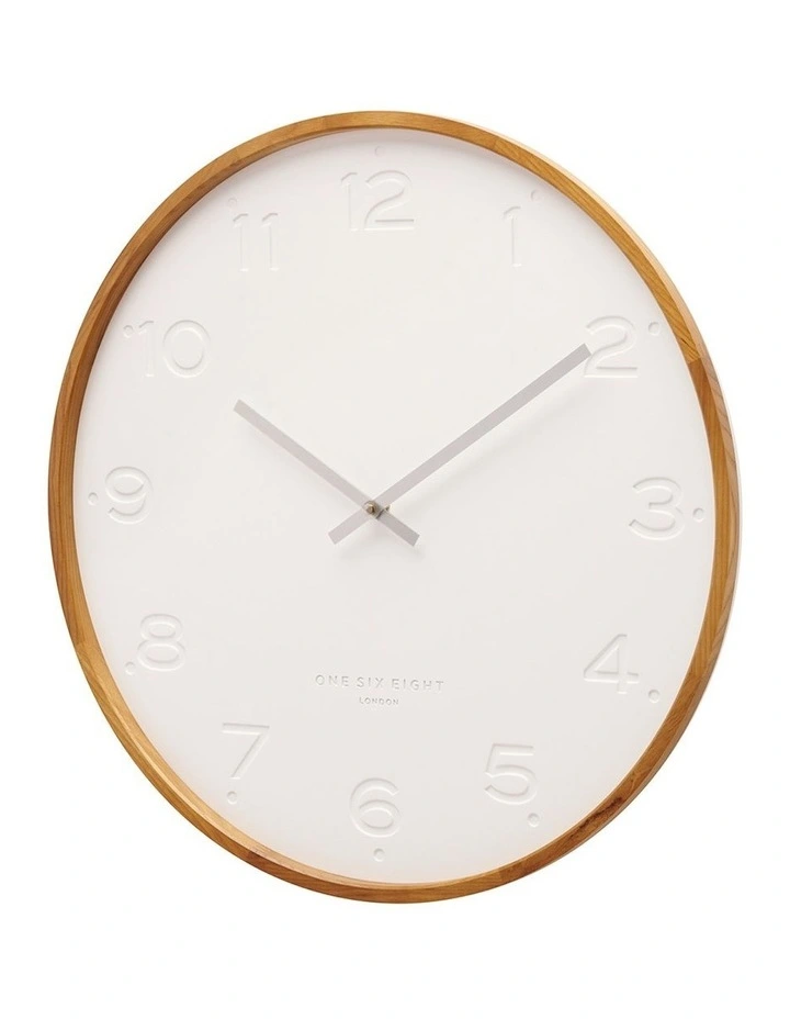 Freya White 50Cm Wall Clock