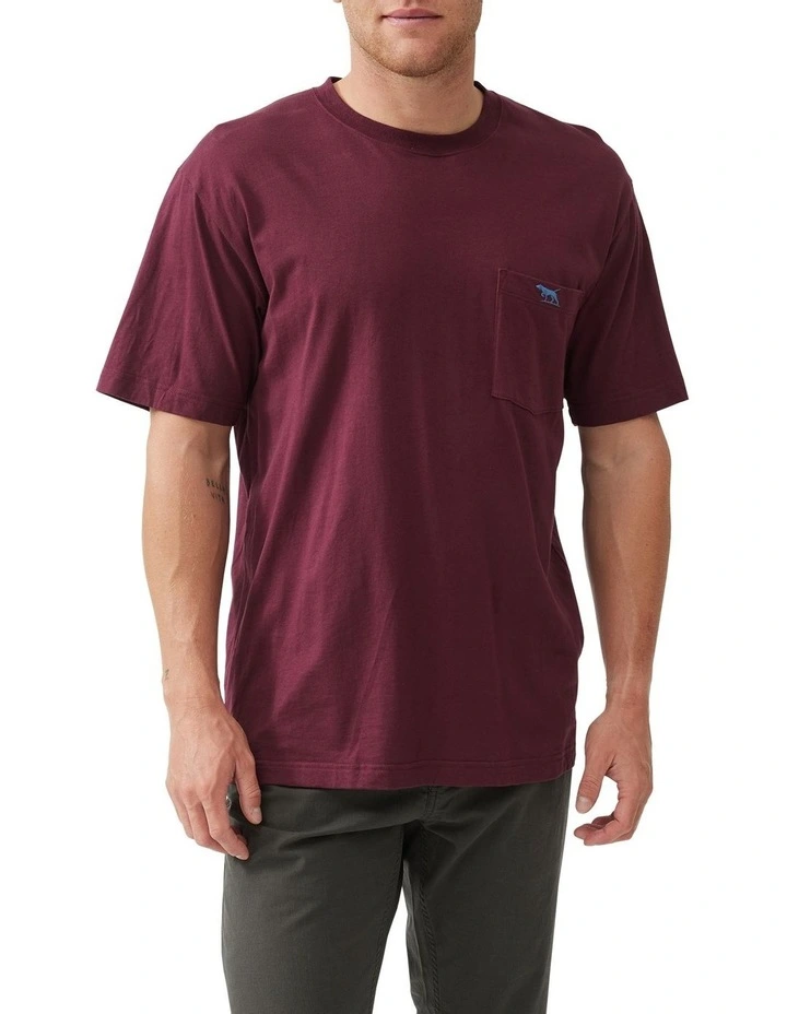 Original Fit Tee in Berry