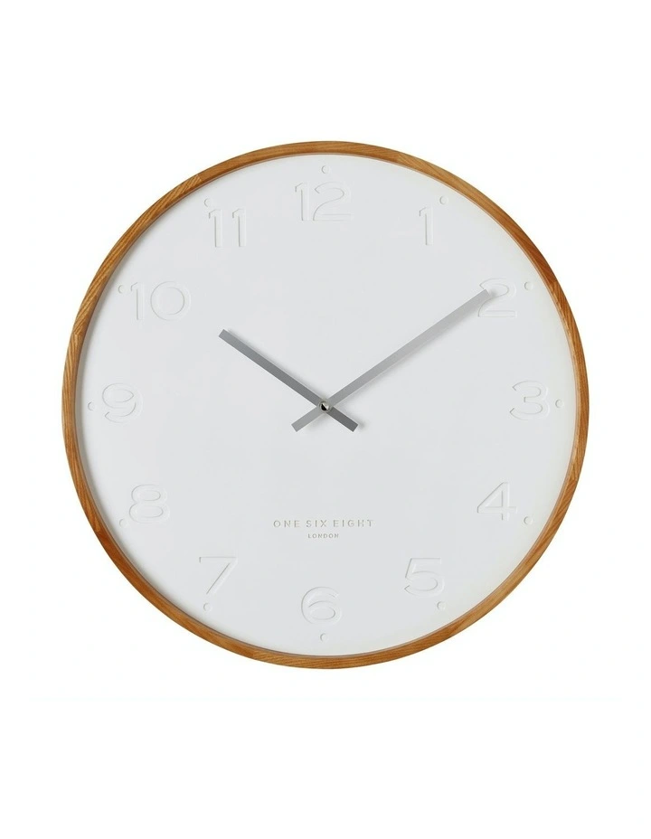 Freya White 50Cm Wall Clock