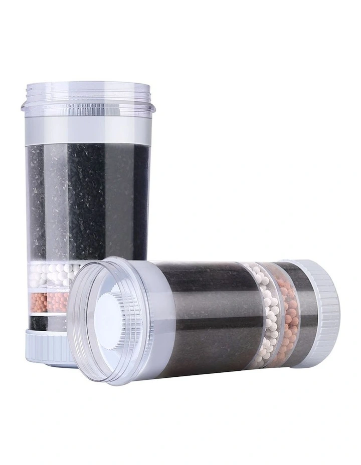 Water Cooler Filter Purifier 2 Pack Ceramic Carbon Mineral Cartridge