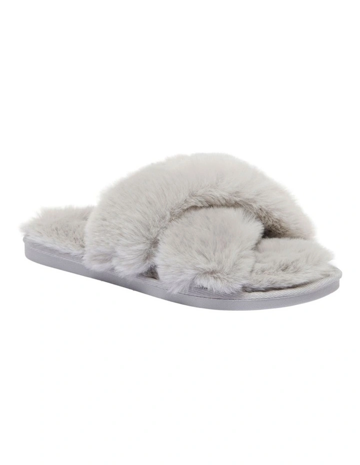 Band Slippers in Grey