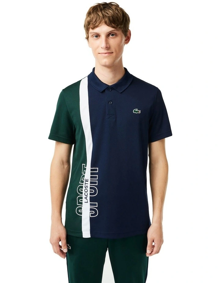 Technical Ultra Dry Polo Shirt in Navy/Sinople