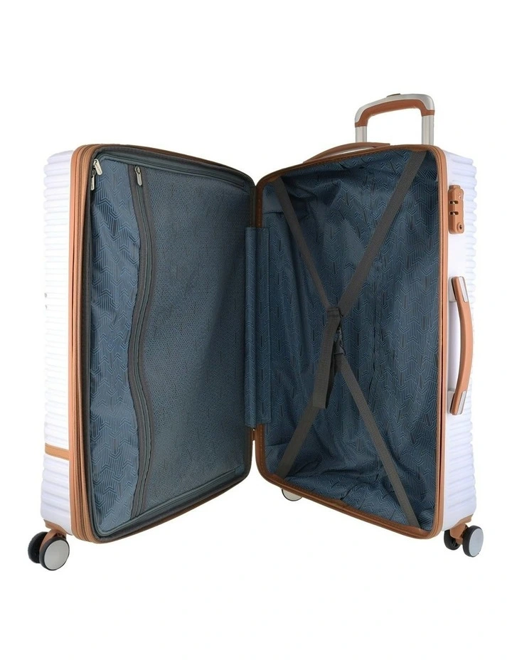 Classique Medium 70cm Hard Shell Suitcase in White