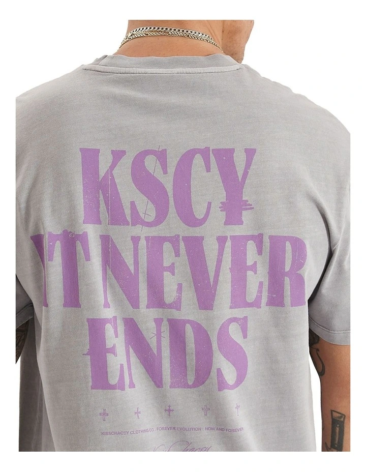 Anahem Relaxed Tee in Grey