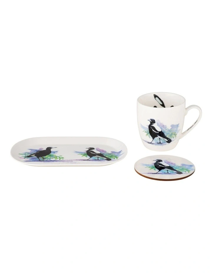 Katherine Castle Bird Life Magpie Gift Set in Mixed Colours