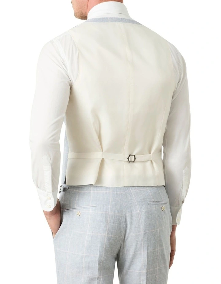 Poulter Waistcoat in Blue Pink