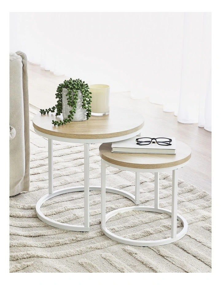 Sonoma Side Tables Set Of 2 in White