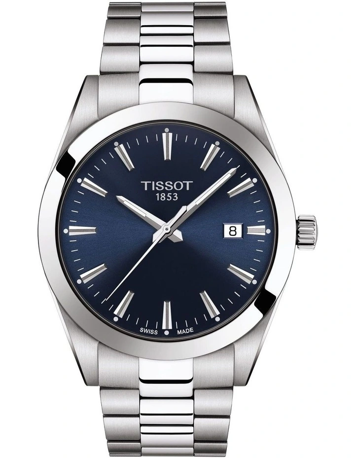 Gentleman T1274101104100 Quartz Watch in Blue