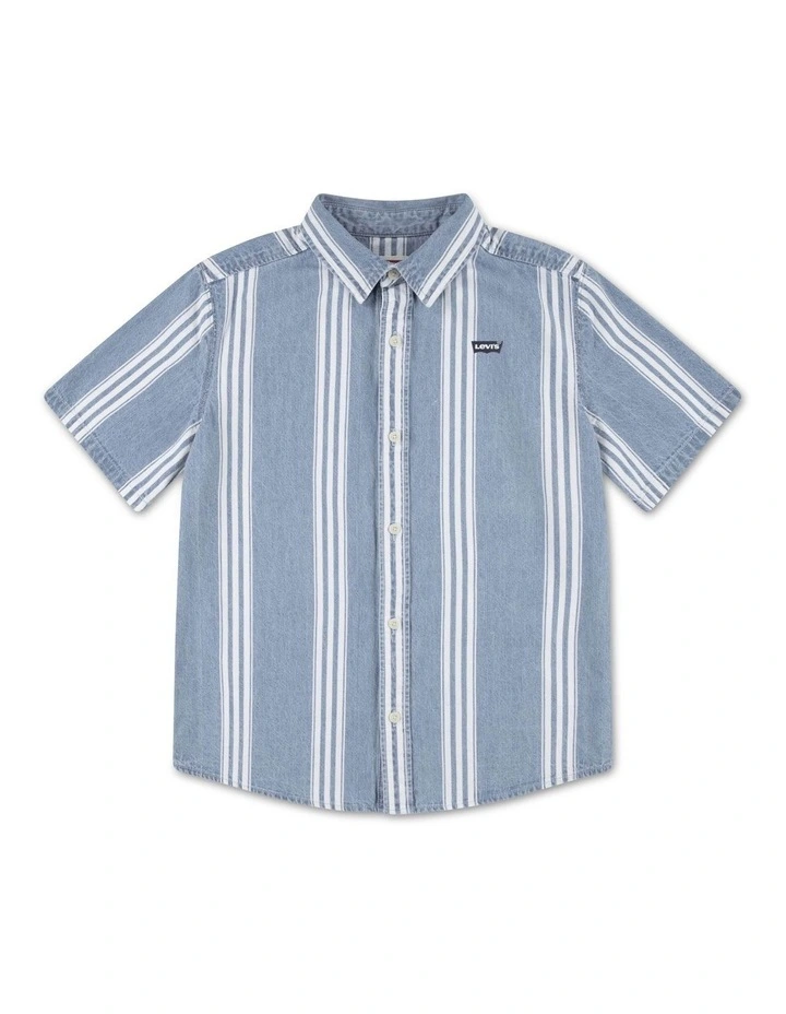 Woven Shirt in Blue Sail