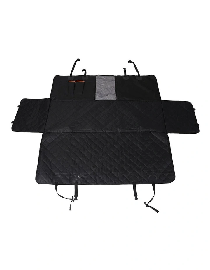 Pet Car Back Seat Cover in Black