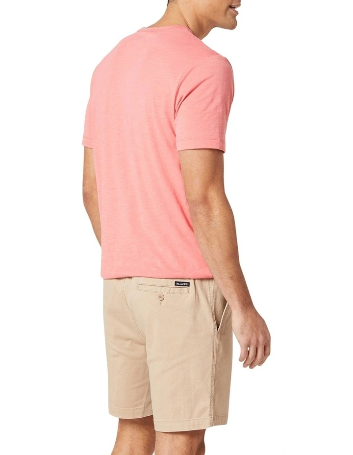 Portsea Stretch Twill Shorts in Beige