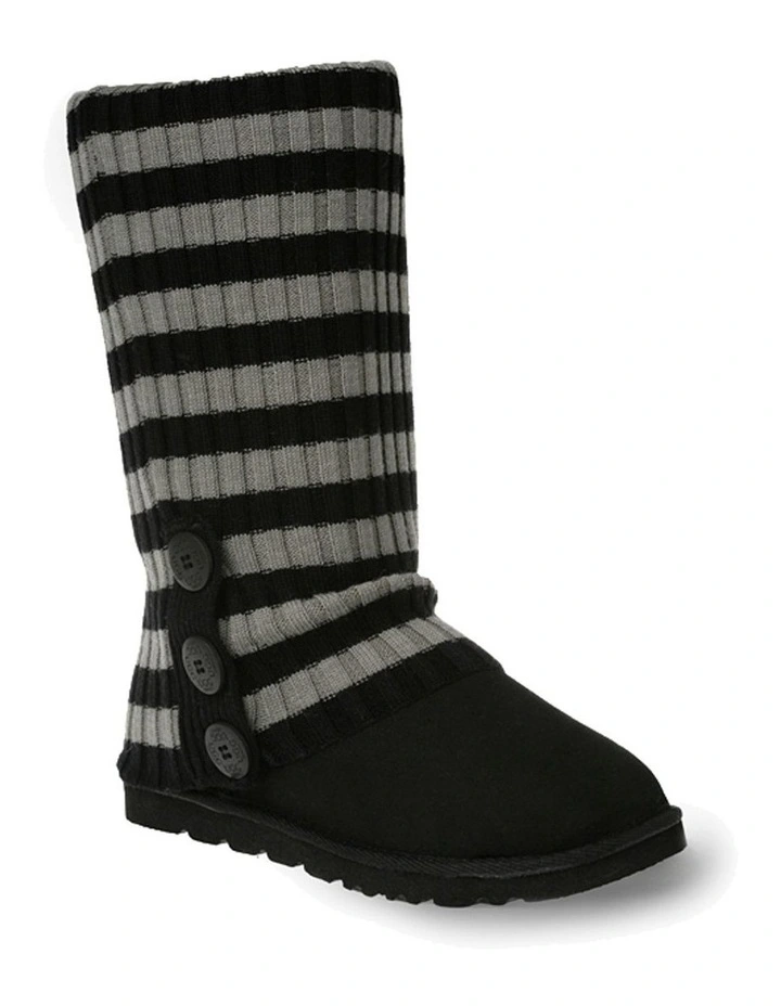 Ugg Cardy Socks in Black/Grey