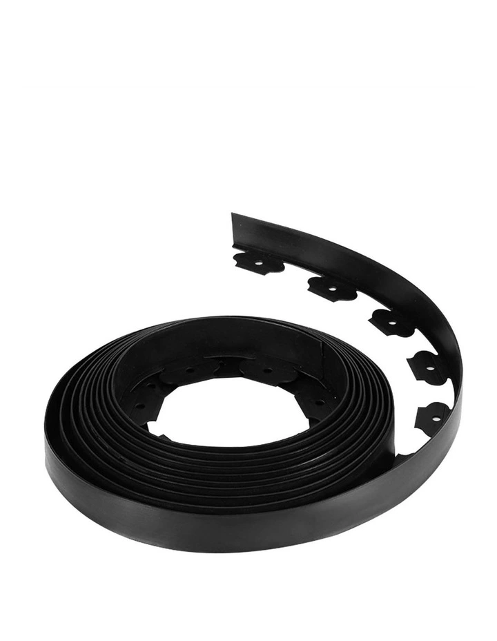 Garden Edging Border Support Landscape Edge 5cm x 10M x2 in Black