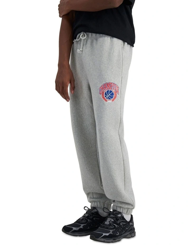 Reverse Weave Basketball Jogger in Oxford Heather