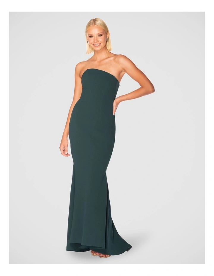 Fabriola Gown in Emerald
