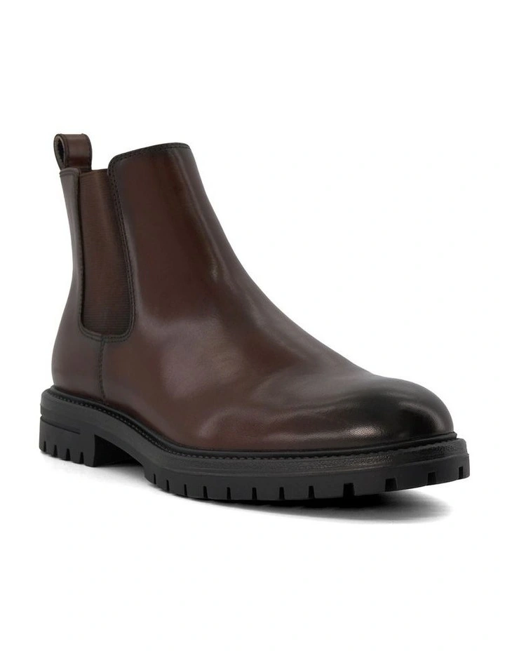 Created Chelsea Boot in Dark Brown