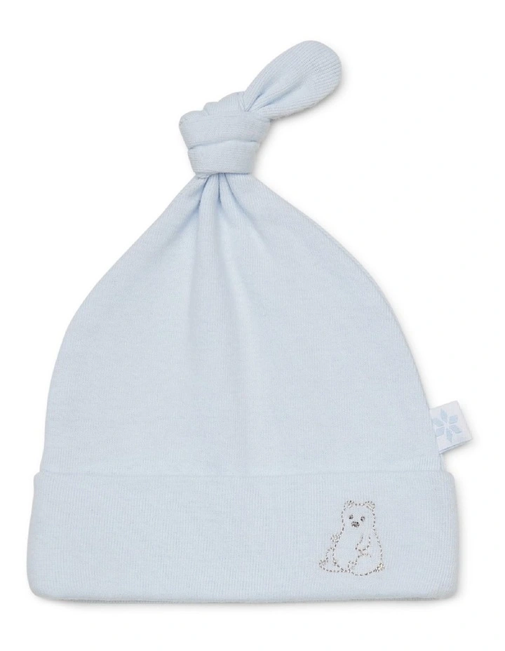 Bear Beanie 2 Pack in Blue