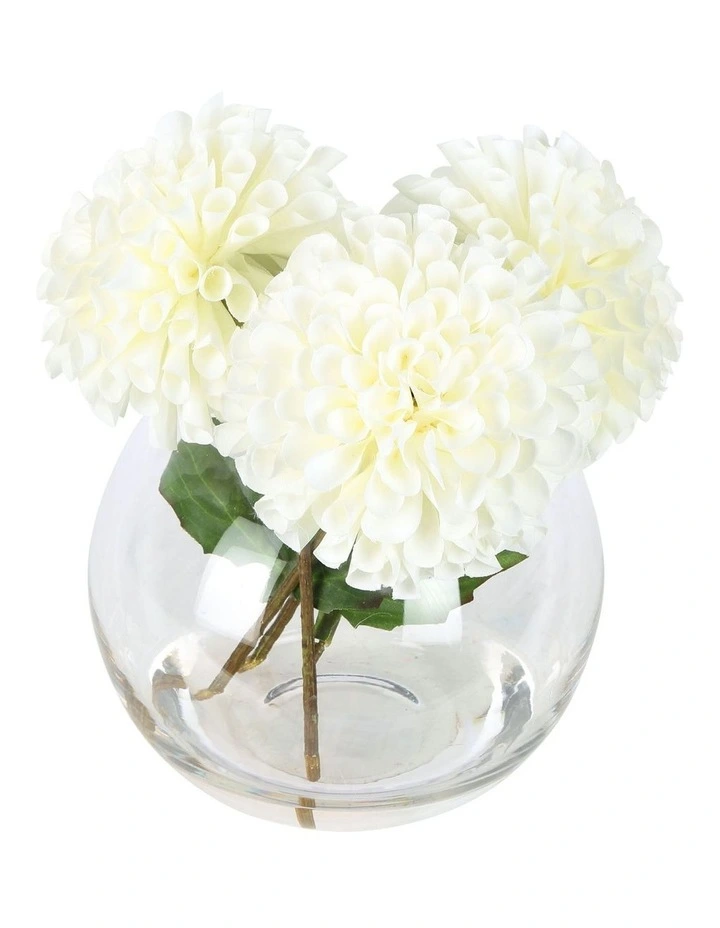 White Dahlia Delight Small Arrangement