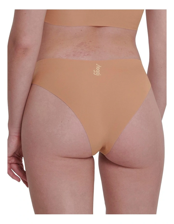 Zero Feel 2.0 High Leg Brief in Nostalgic Brown