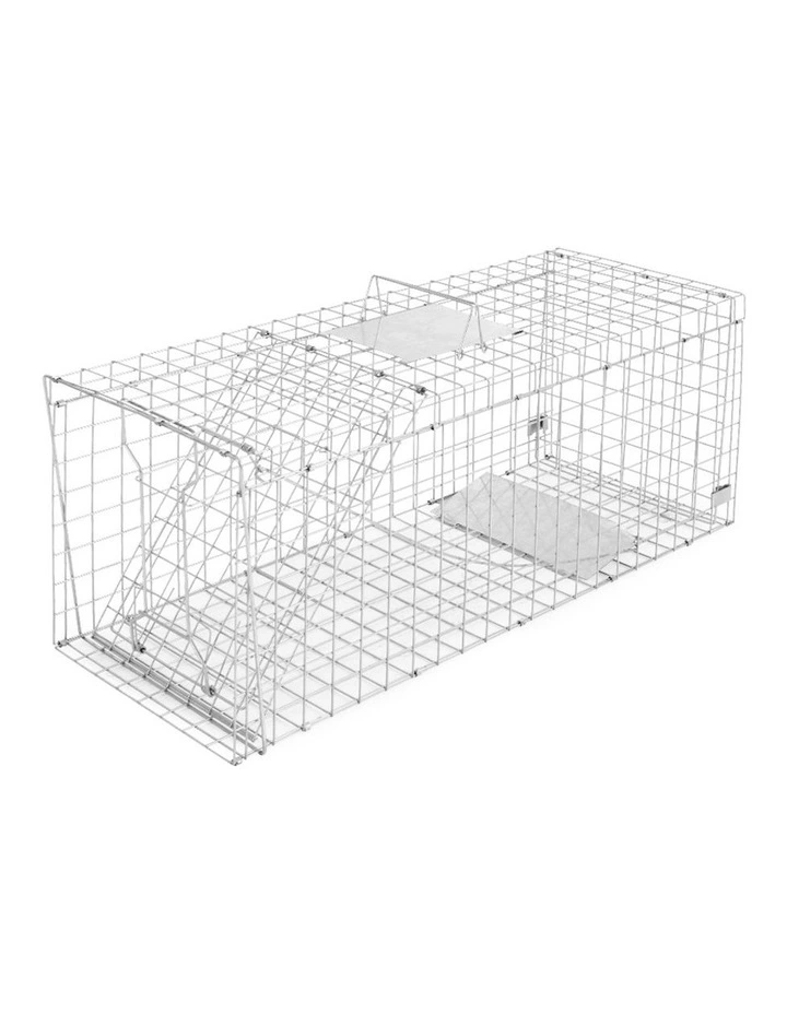 Animal Trap Cage XXXL 155x50x53cm in Silver