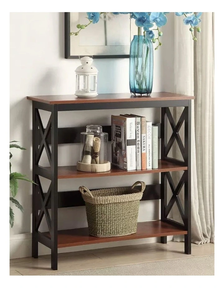 Bella 3 Tier Bookcase in Black