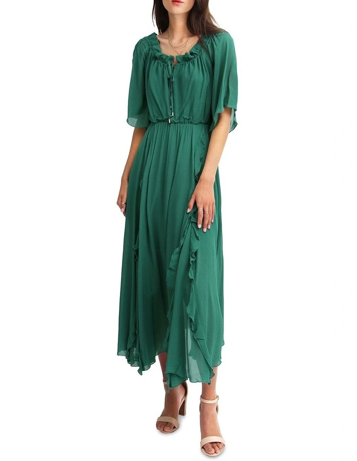 Amour Amour Ruffled Maxi Dress