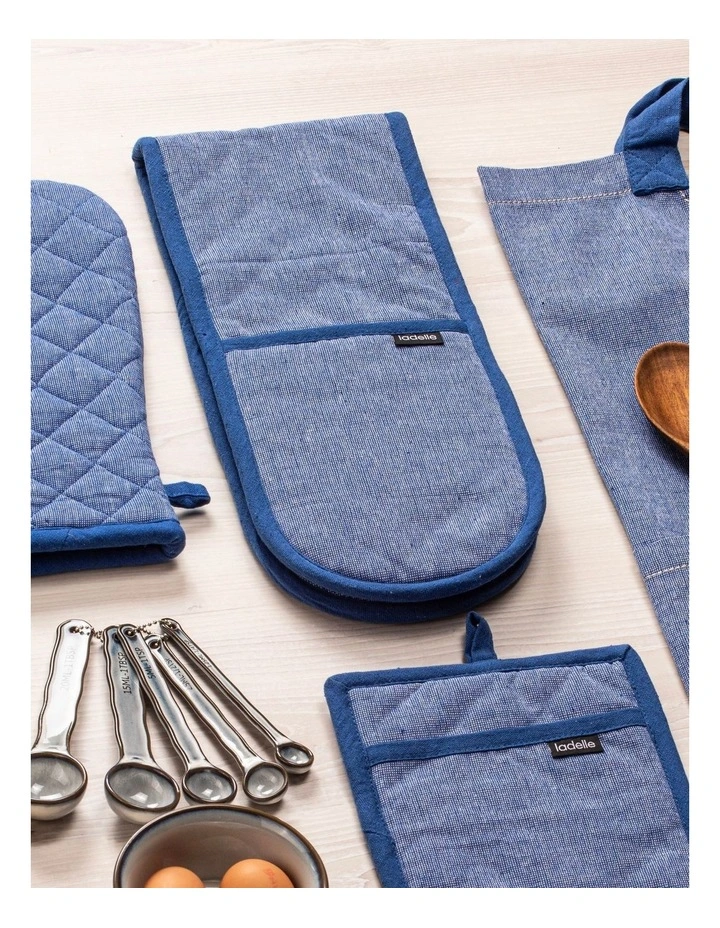 Eco Recycled Double Oven Mitt in Royal