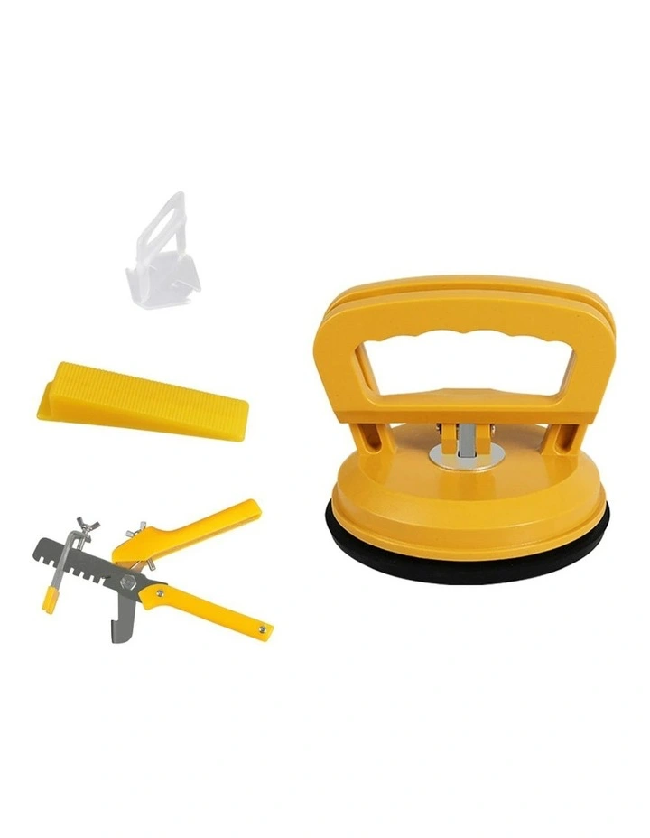 400x1MM 200x Tile Leveling Wedges 1x Push Pliers 2x Tile Suckers Leveling Set