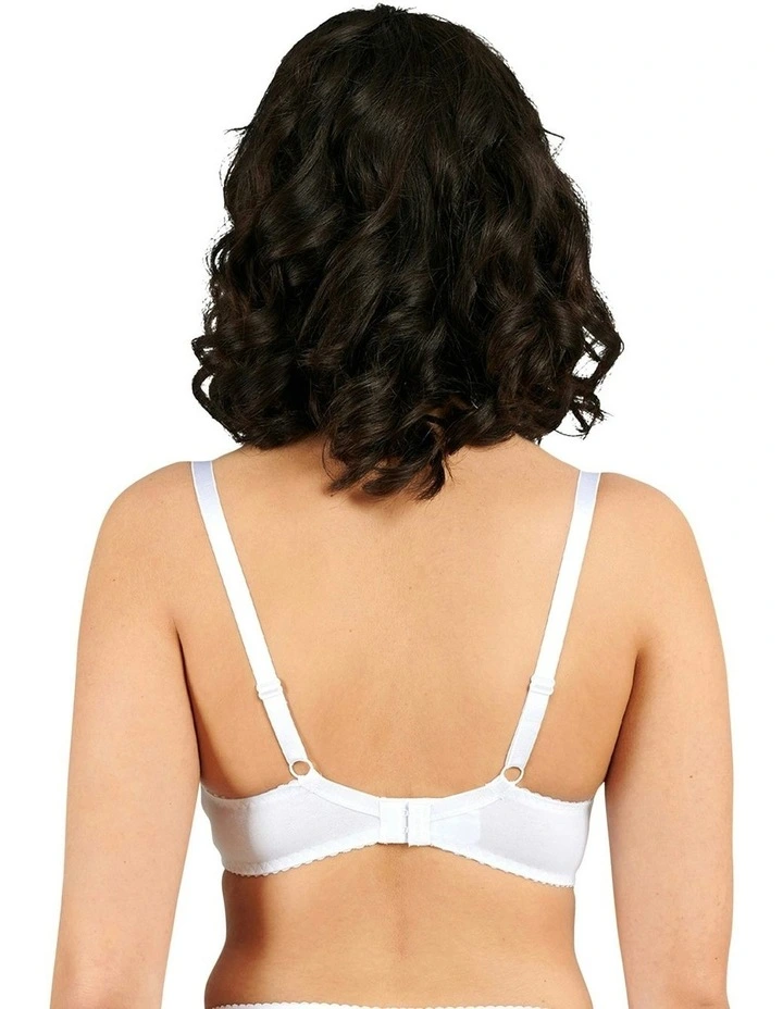 D'arum Wirefree Organic Cotton Bra in White