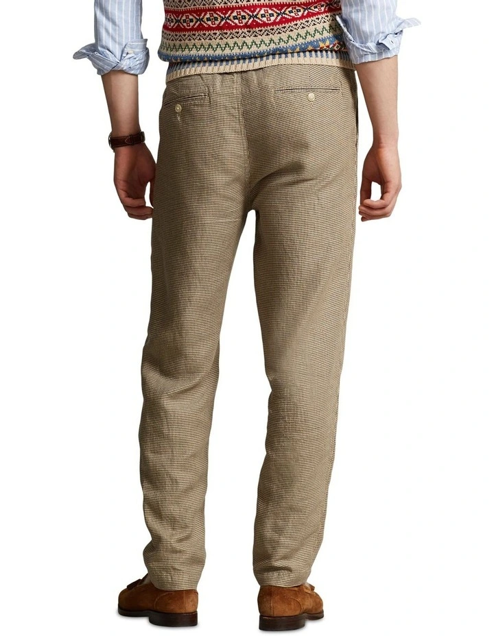 Tailored Slim Fit Prepster Pant in Beige
