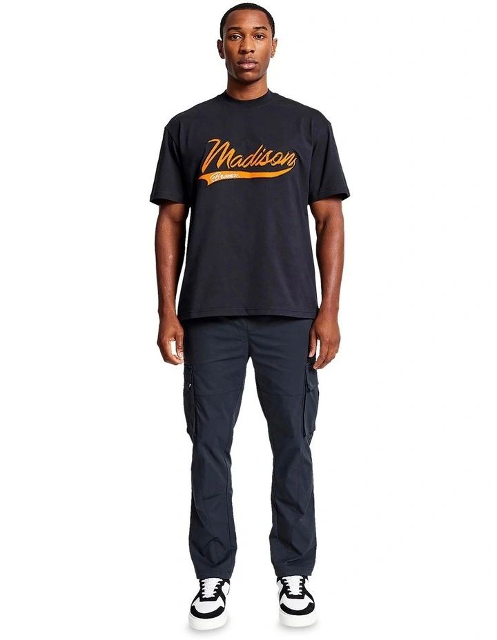 Empire Woven Cargo Pants in Black