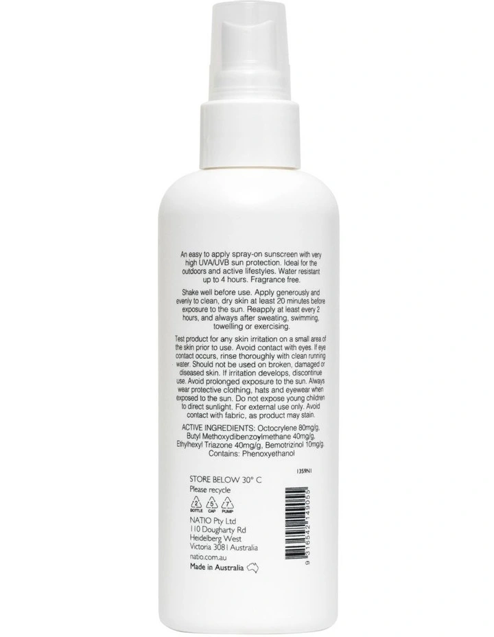 Ultra Light Spray Sunscreen SPF 50+ 200ml