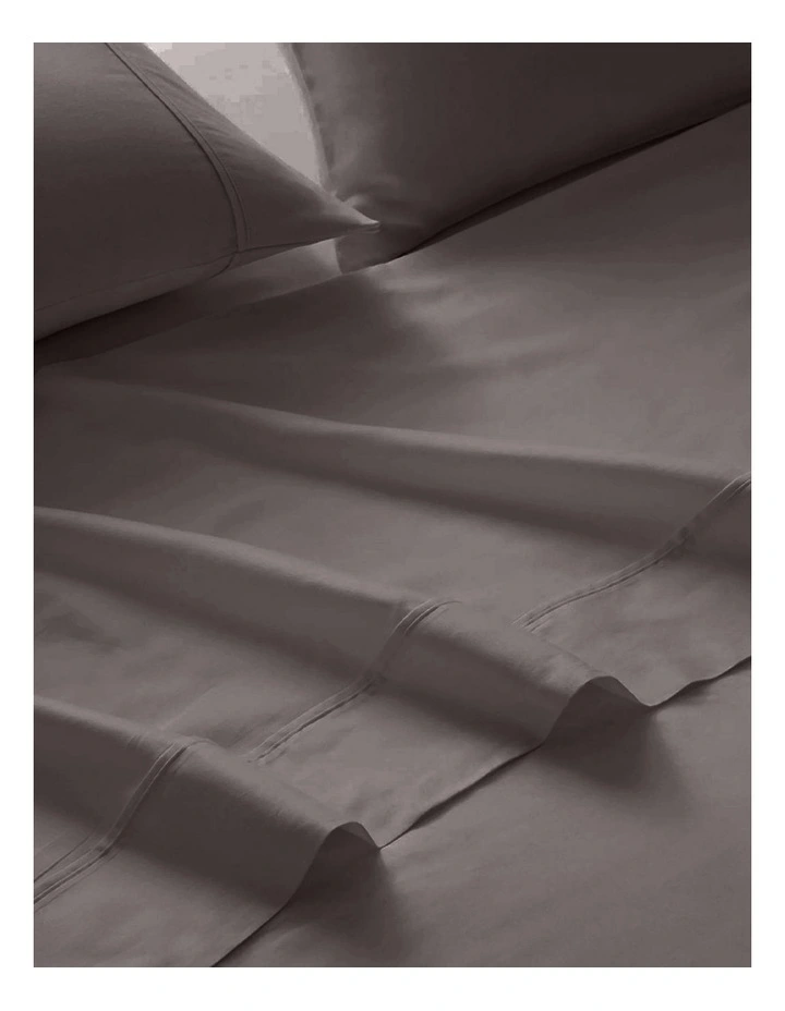 1500TC Cotton Rich 4 Piece Sheet Set in Brown
