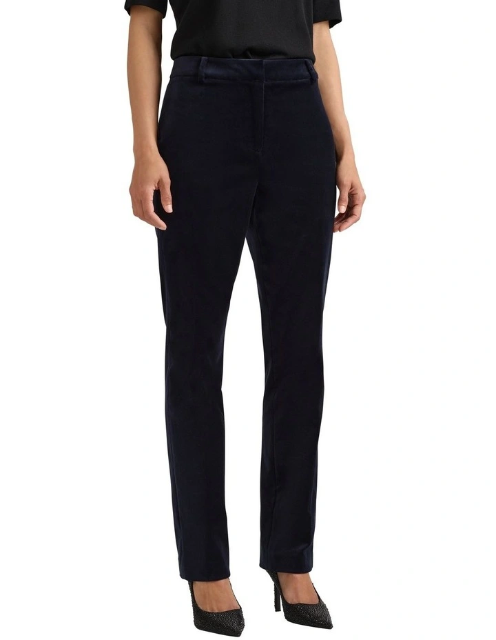 Mayer Velvet Pant in Deep Sea