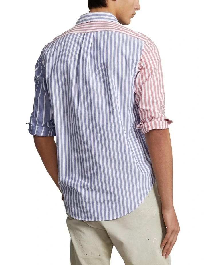 Classic Fit Striped Oxford Fun Shirt in Multi