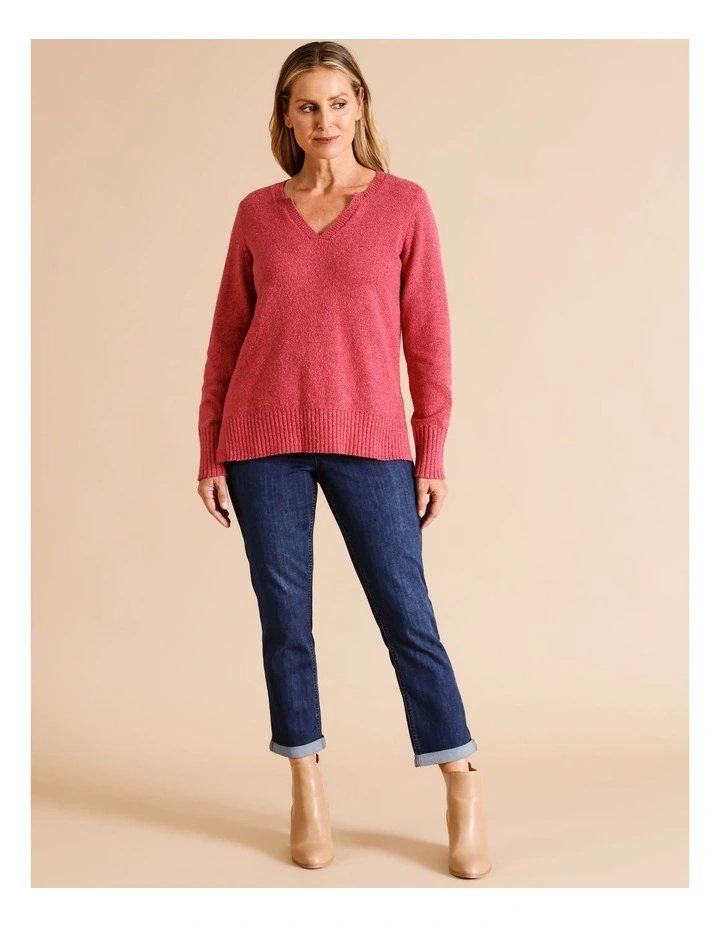Organic Cotton Blend Wardrobe Staple Slim Crop Jean In Rinse Wash