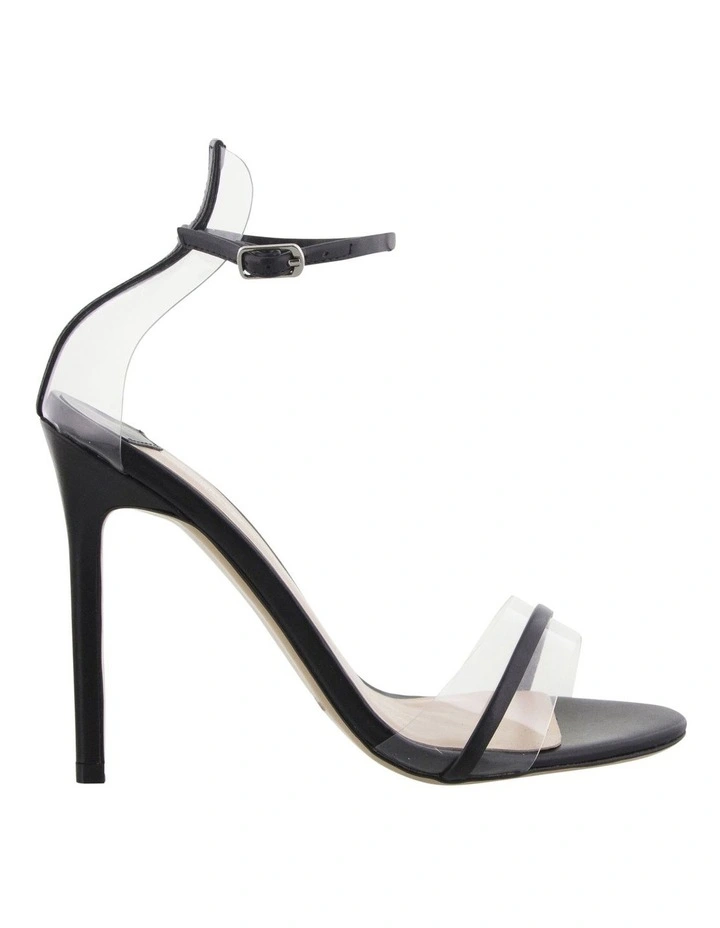 Kosumi Black Capretto Heels