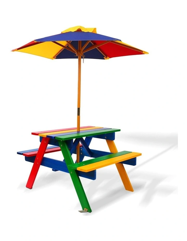 Outdoor Table Set in Colorful
