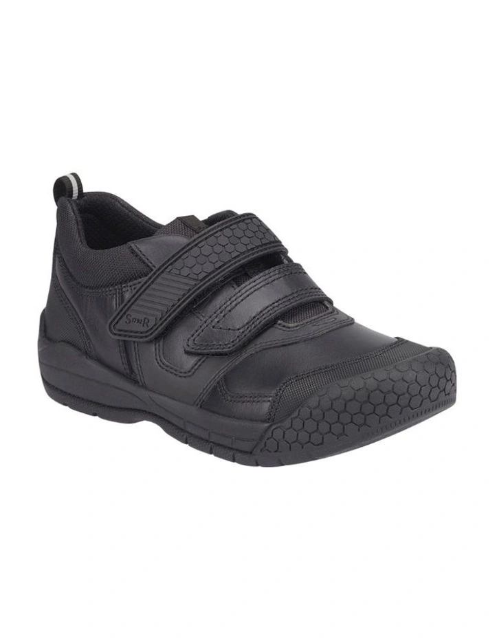 Strike Black School Shoes