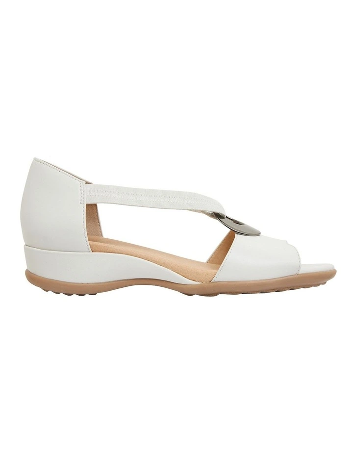 Caroline White Glove Sandals