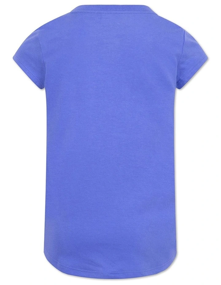 Futura Script T-shirt in Blue